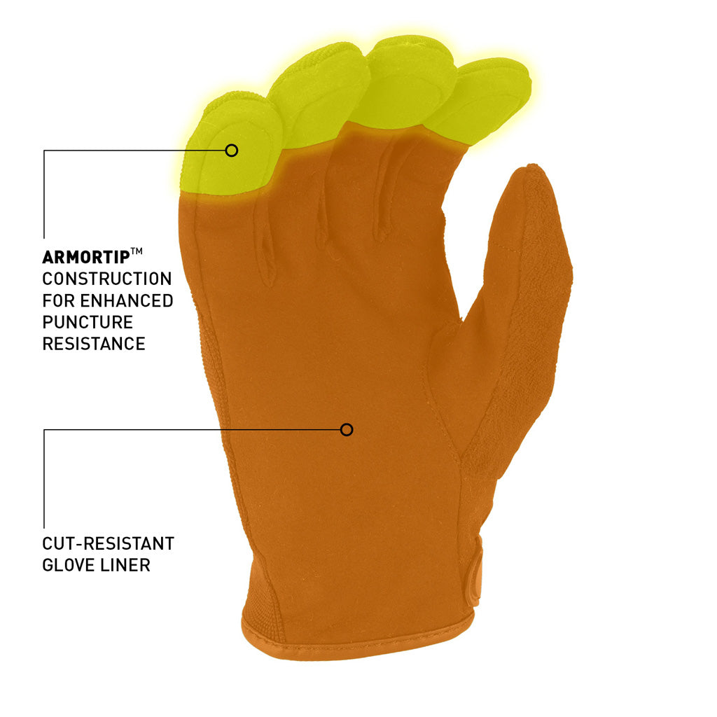 PPG2 - Cut-Resistant Tactical Police Duty Glove with ArmorTip™ fingertips