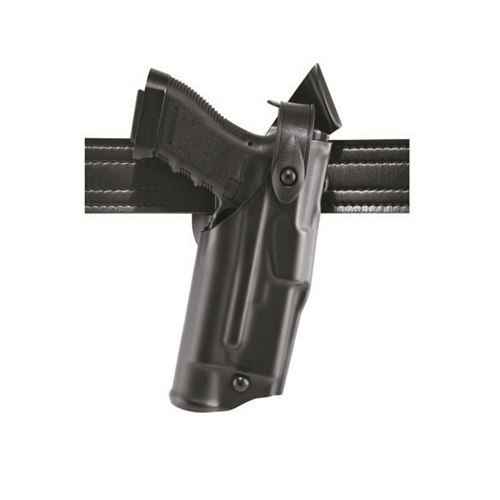 Model 6360 Als/sls Mid-ride, Level Iii Retention Duty Holster For Glock 19 Gens 1-4 W/ Light