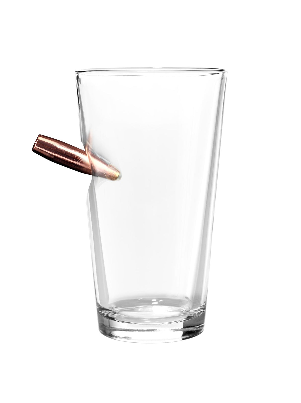 Last Man Standing - Pint Glass W/ Bullet