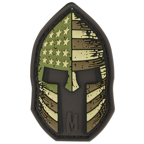 Stars And Stripes Spartan Helmet Morale Patch