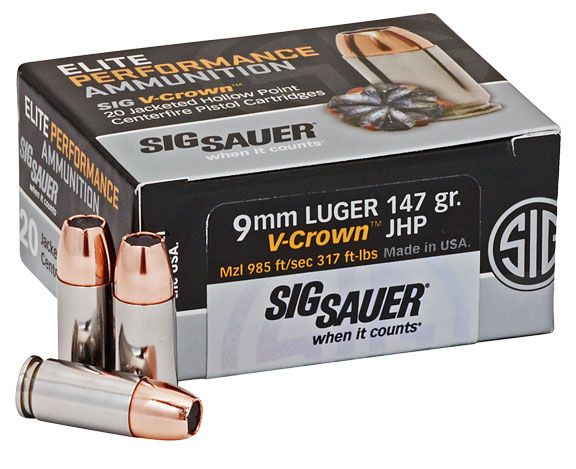 Elite Performance 9mm Luger Jhp