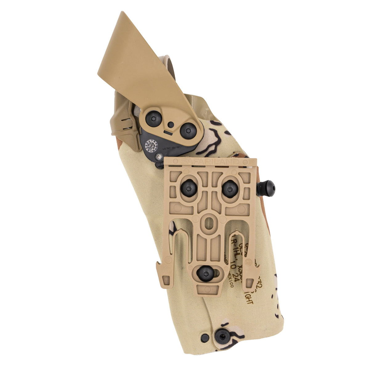 6304RDS - ALS/SLS® Chocolate Chip Camo Holster w/ QLS 19 Locking Fork