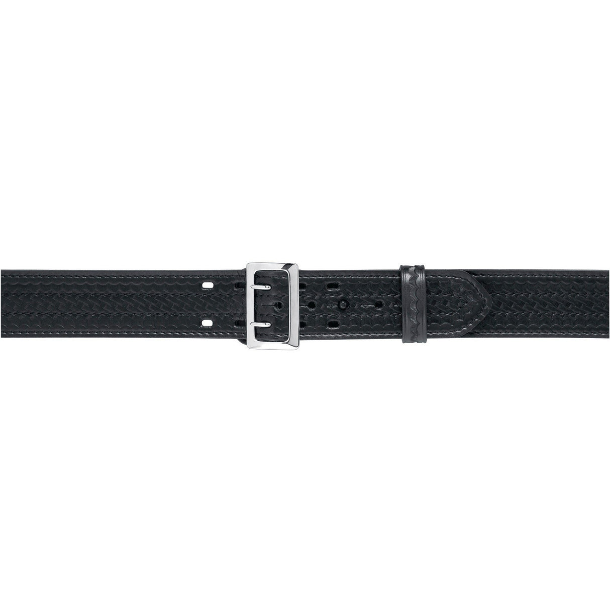 87 -  Sam Browne Buckled Duty Belt, 2.25" (58mm) 46"+ Lengths Brass Buckle